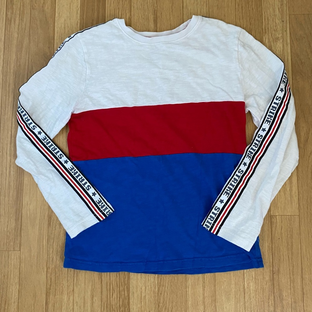 ELNDER NATION Boys Color Block Long Sleeves T-Shirt Size L (10-12)